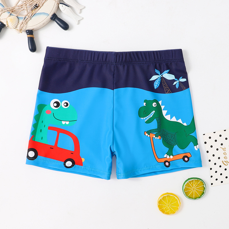 Picture of Cartoon boys swimsuit baby swimsuit good fabric boys small and medium-sized children swimming trunks a generation of children's swimming trunks