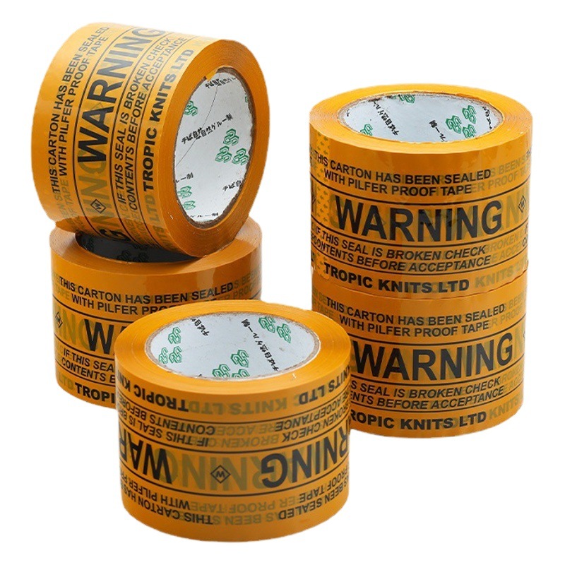 Warning Warning Sealing Tape Fragile Warning Large Tape Packaging Express Sealing Tape 6cm Sealing
