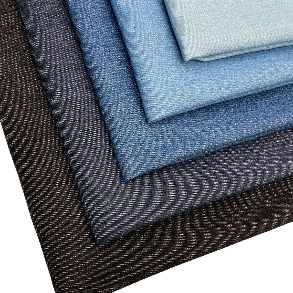 Picture of 65% Cotton 33% Polyester Stretch Washed Denim 8A Spring and Summer Sp Blended Fabric Clothing Fabric in Stock