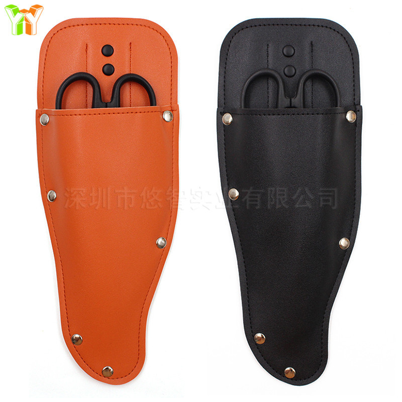 Leather Garden Pruning Protection Set Leather Vise Pruning Scissor Set Gardening Branch Pruning Scissor Set