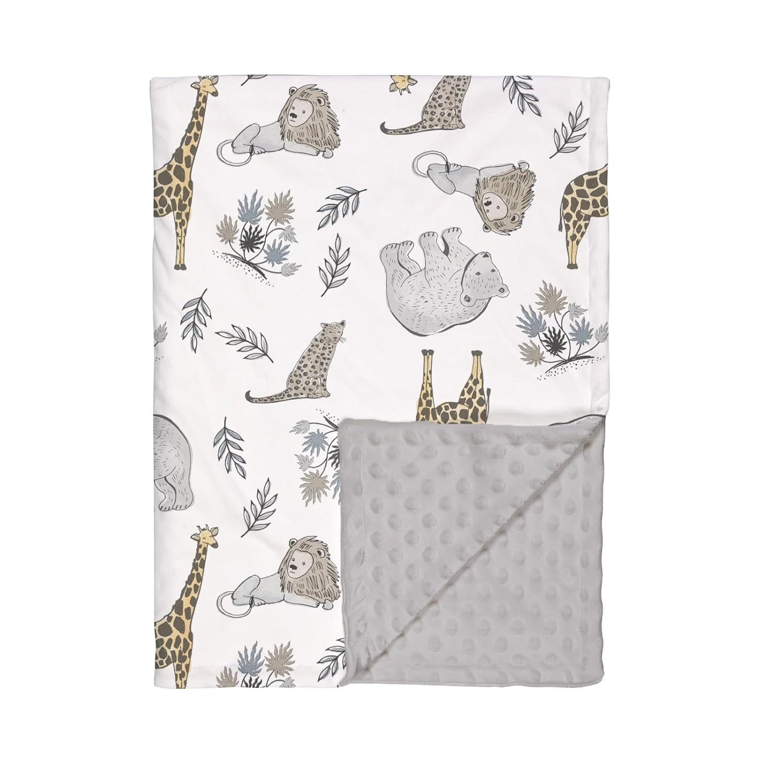 Picture of Cross-border Double-layer Bean Blanket Blanket Children's Nap Blanket Air Conditioning Cover Crystal Velvet Bubble Blanket