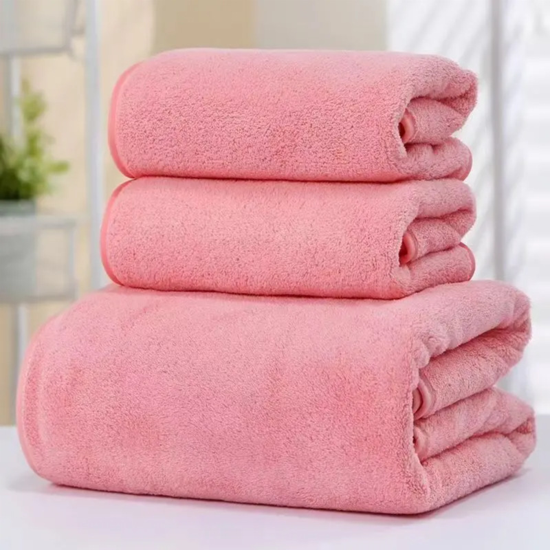 Picture of [Yang Ge Exclusive] Coral Fleece Towel Bath Towel for Men and Women Adult Thickened Soft Water Absorbent Bath Towel for Household Learning Quick Drying