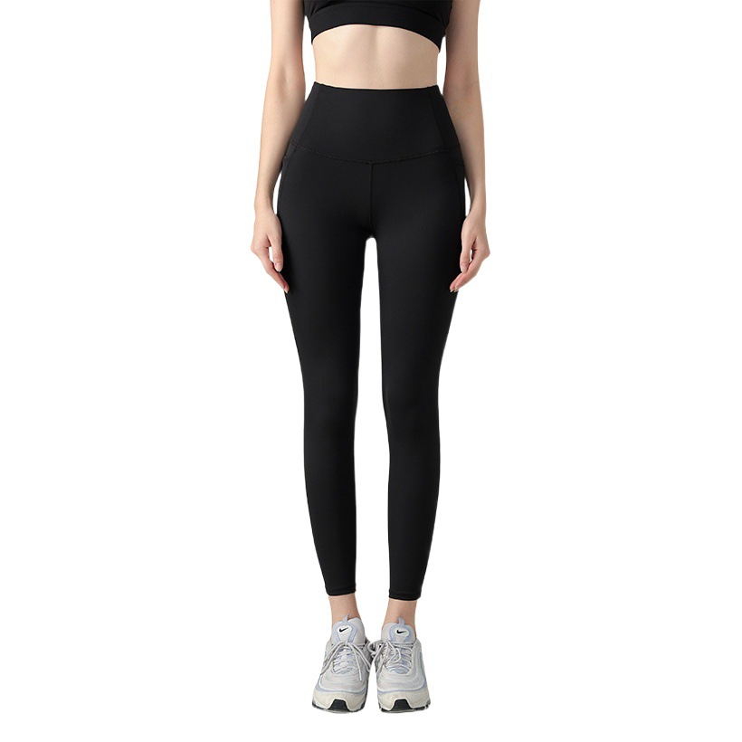 Spring and Autumn Peach Butt Outerwear Shark Pants Side Pocket Yoga Pants Pilates Yoga Fitness Sports Tights for Women
