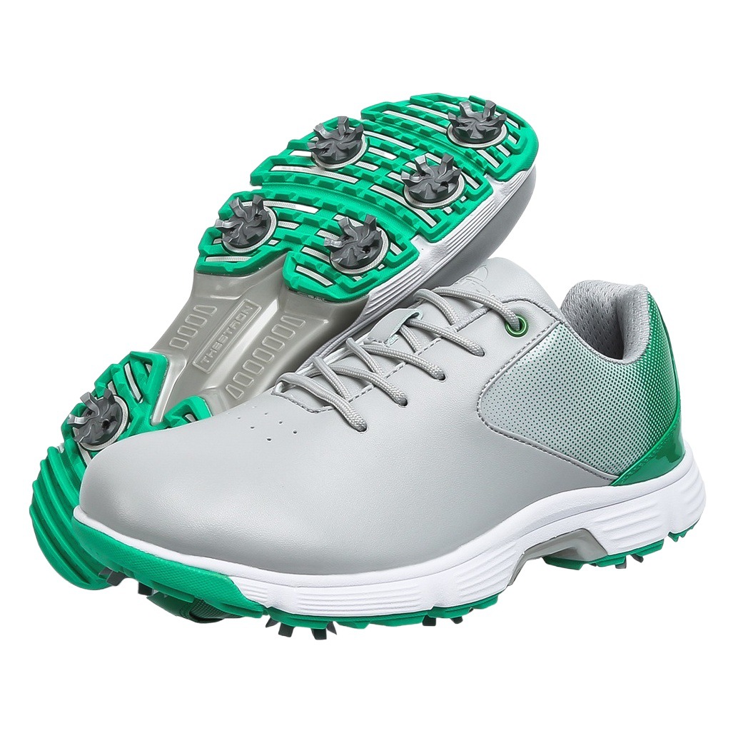 Le Chuang THESTRON Waterproof Golf Shoes Cross-border plus size 39-49 Studded Golf Casual Training Shoes