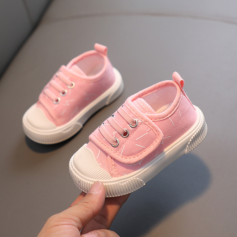 Picture of Children's Canvas Shoes 2025 Spring and Autum New Style Boys 1-6 Years Old Baby Shoes Breathable Casual Girls Low-Cut Sneakers