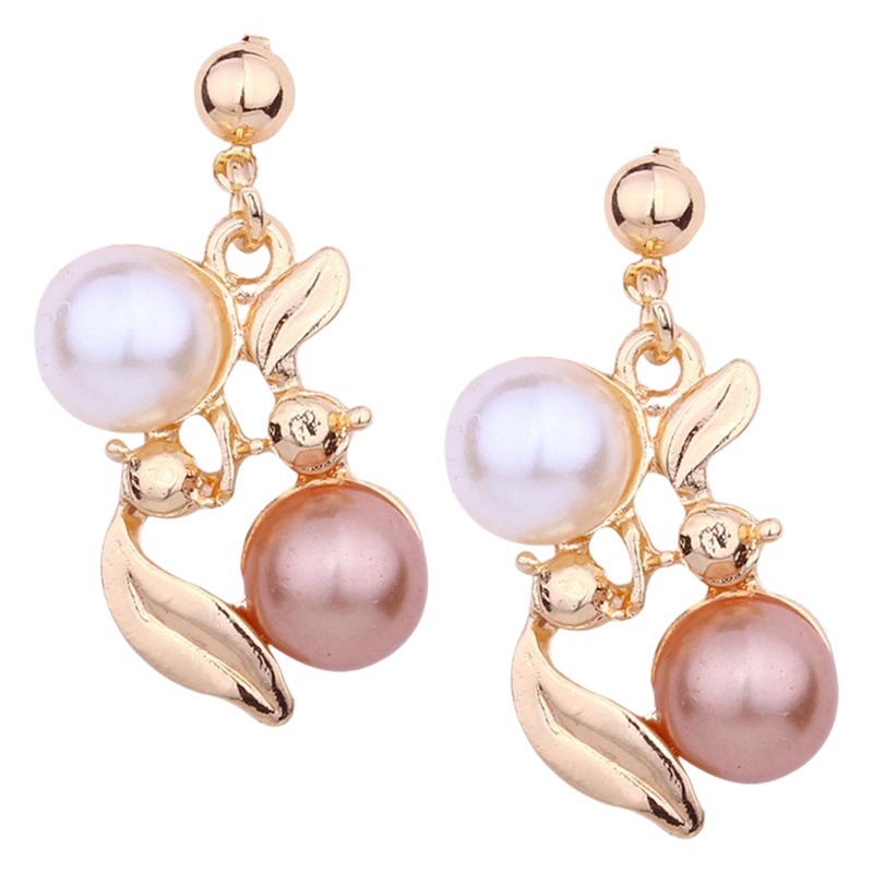Picture of European and American Popular Vintage Necklace suit Women's 2-piece Set Leaves Flowers Exaggerated Jewelry New Wedding Accessories for Brides