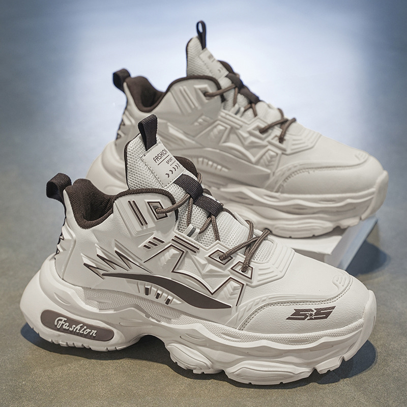 Autumn and Winter Mecha Shoes, High-Top Shoes, Men's Shoes, Trendy Shoes, Large Sizes