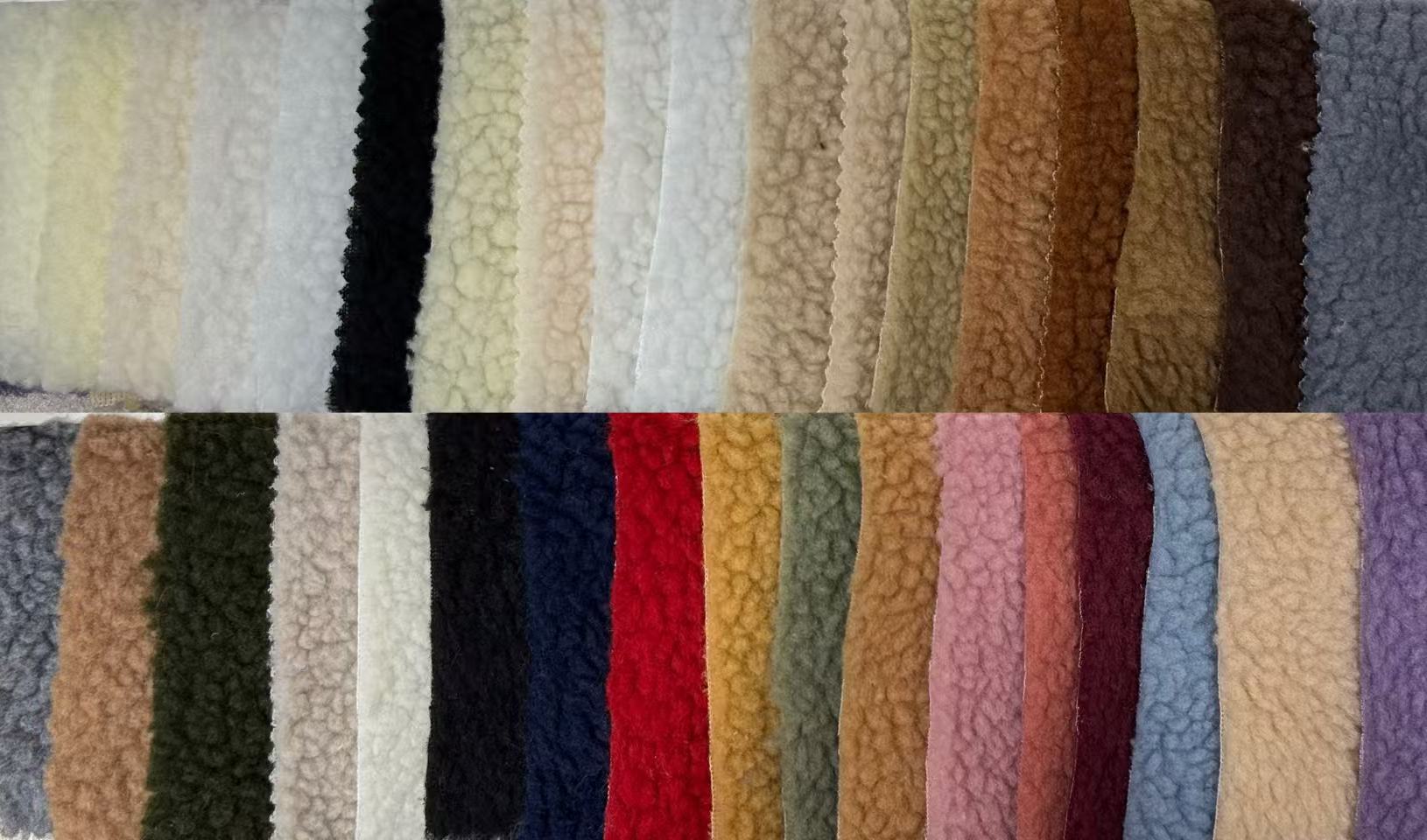 Picture of Spot small grain lambswool plain lambswool autumn and winter warm jacket toys and bags fabric