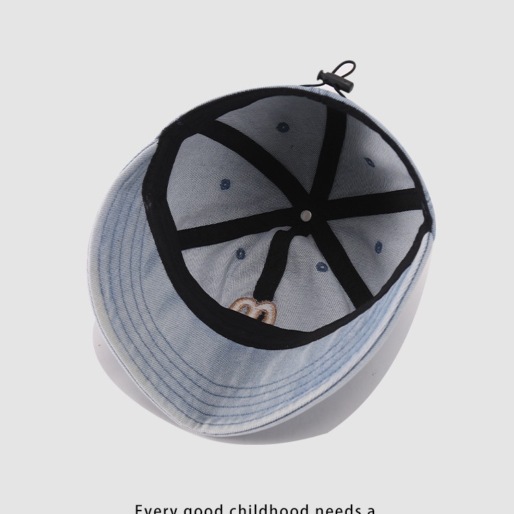 Picture of Baby Sun Hat Spring and Summer Vintage Cowboy Baby Big Brim Sun Protection Cap Travel Sun Hat for Boys and Girls