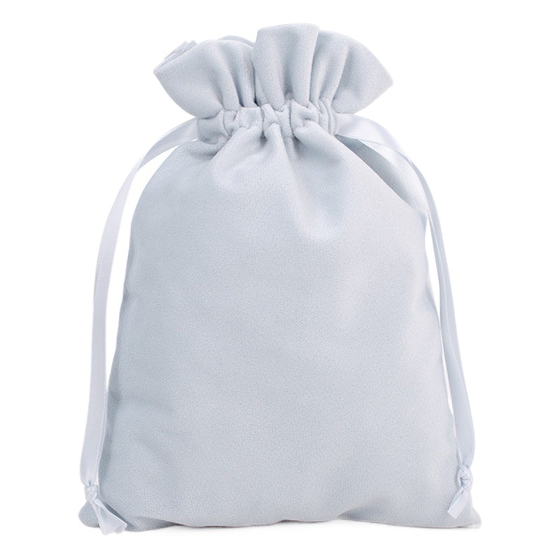 Wholesale Ready-Made Drawstring Velvet Bags, Velvet Drawstring Bags, Customized Jewelry Jewelry Gift Packaging Storage Bags