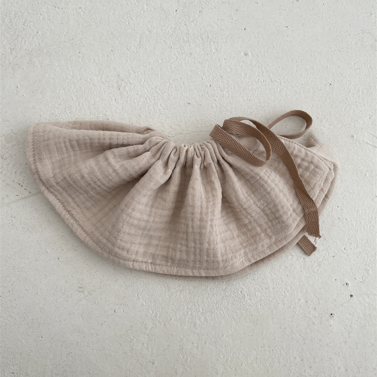 Picture of Newborn baby 4 layers cotton yarn saliva towel gauze bib tether baby saliva towel anti-spitting bib