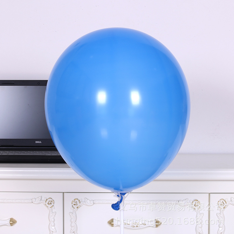 Picture of Cross-border 18 inch matted latex balloon retro color balloon wedding decoration round helium floating air ball wholesale