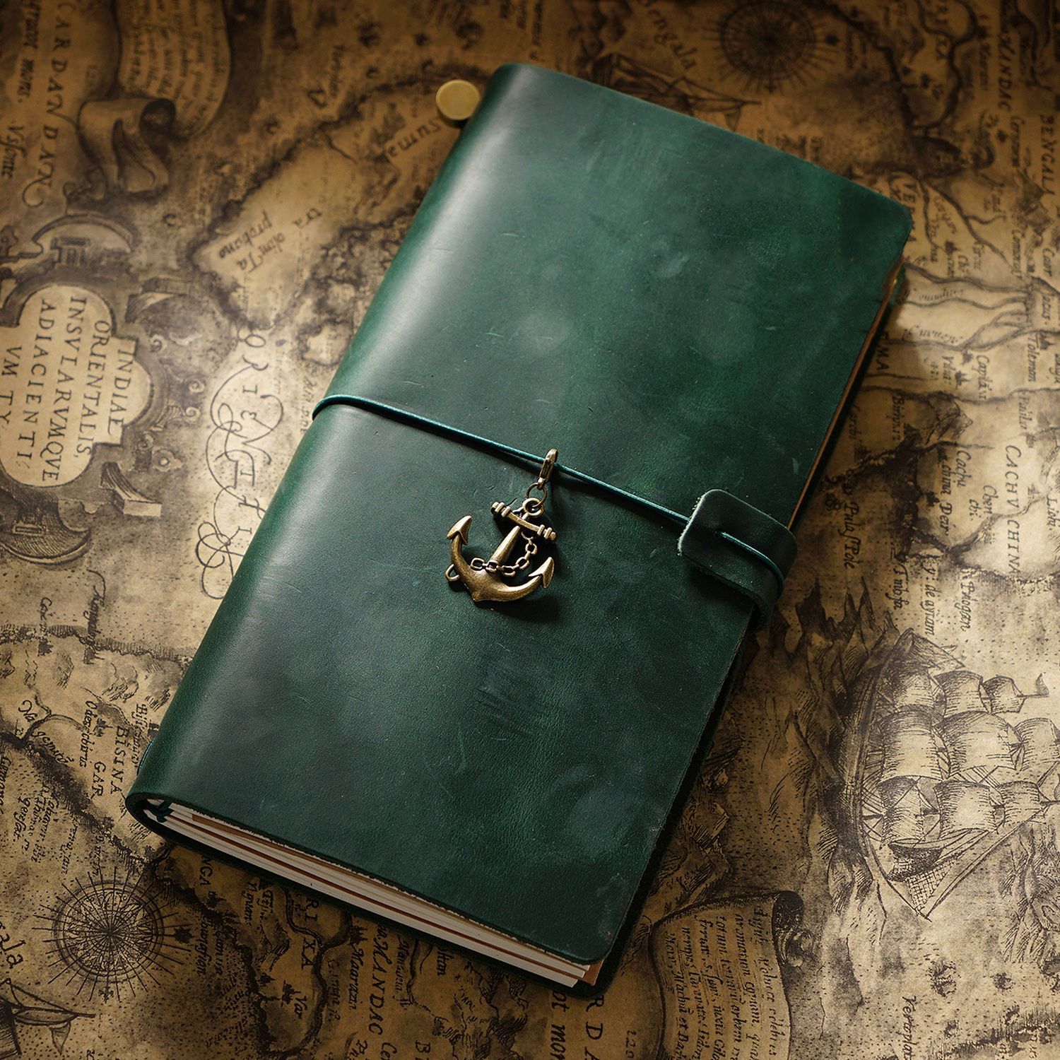 Picture of Travel Notebook Notebook Cowhide Genuine Leather Diary Retro Notepad Creative Record Tn Spot Wholesale