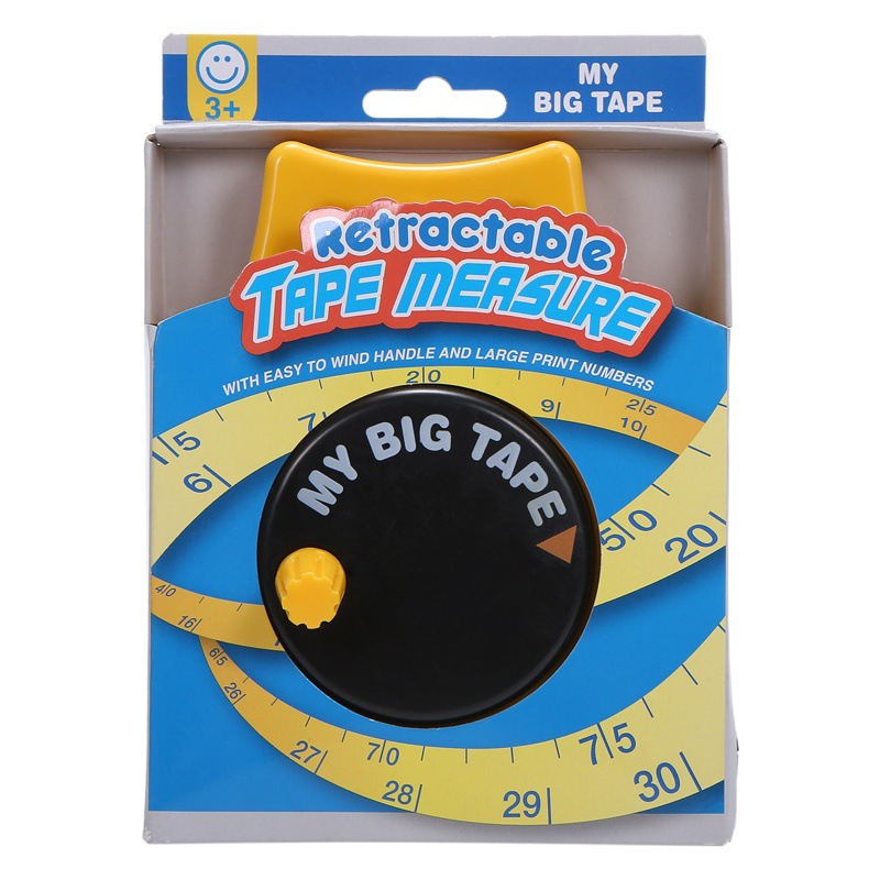 Children's Tape Measure Toy Children's Fun Toy Children's Measuring with Soft Retractable Tape Measure Practical Toy