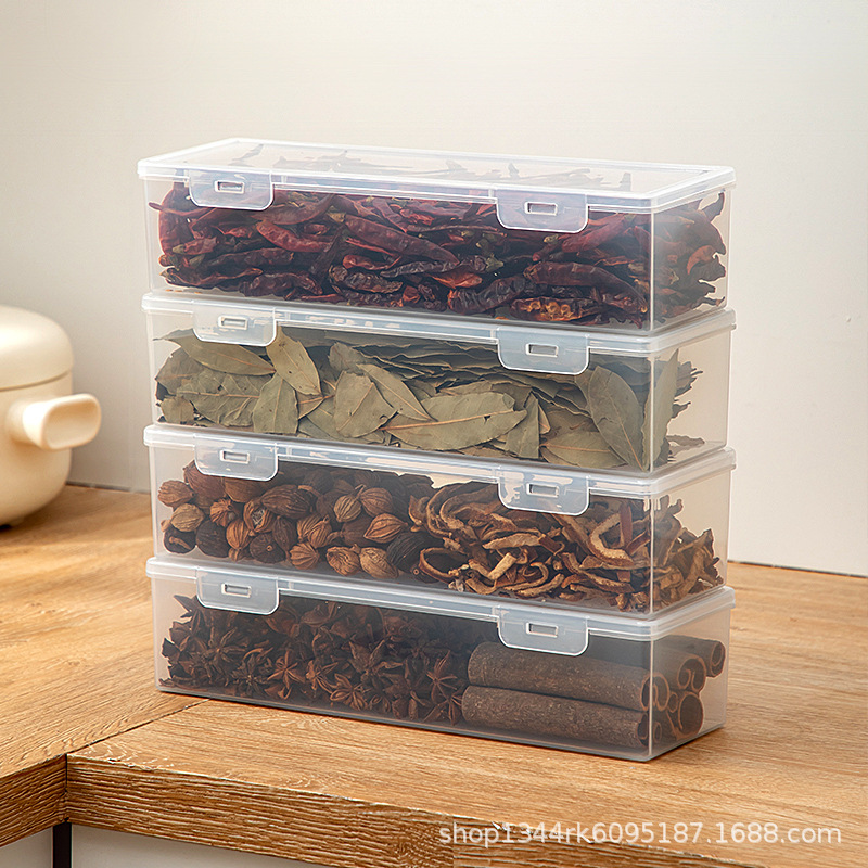 Picture of Spice storage box household kitchen seasoning box sealed seasoning octagonal cinnamon pepper large material dried pepper sub-packaging box