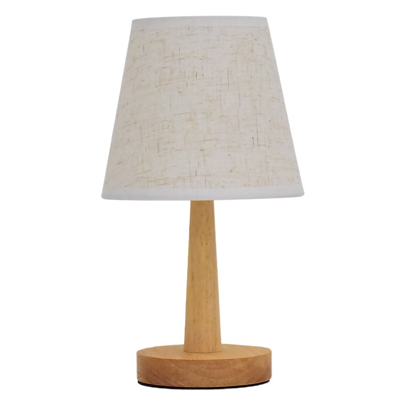 Nordic Log Table Lamp Decoration Creative Bedroom Dormitory Bedside Lamp Remote Control LED Nightlight Sleep Atmosphere Lamp