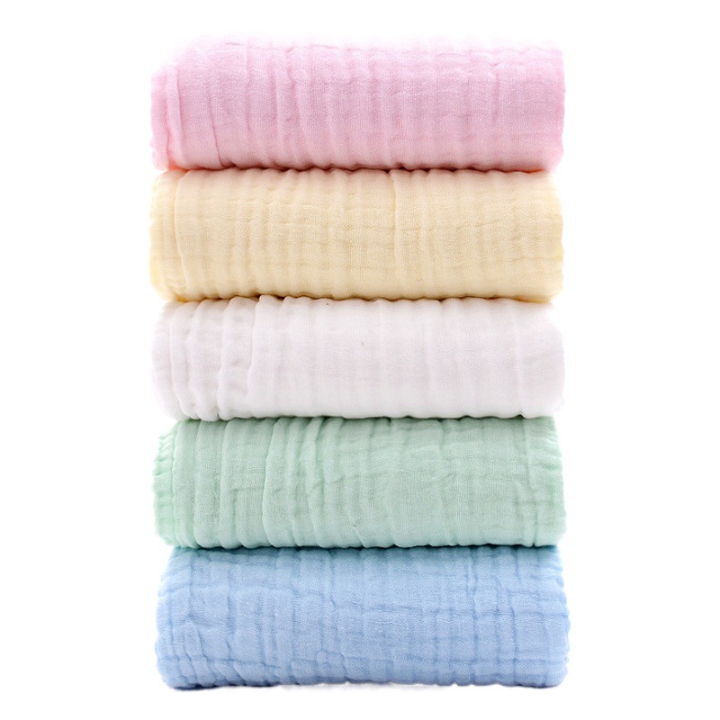 Baby Bath Towel Pure Cotton Baby Kidsren's Quilt Bubble Gauze Kidsren's Blanket Thickeneded Newborn Blanket Spring and Summer Blanket Super Soft