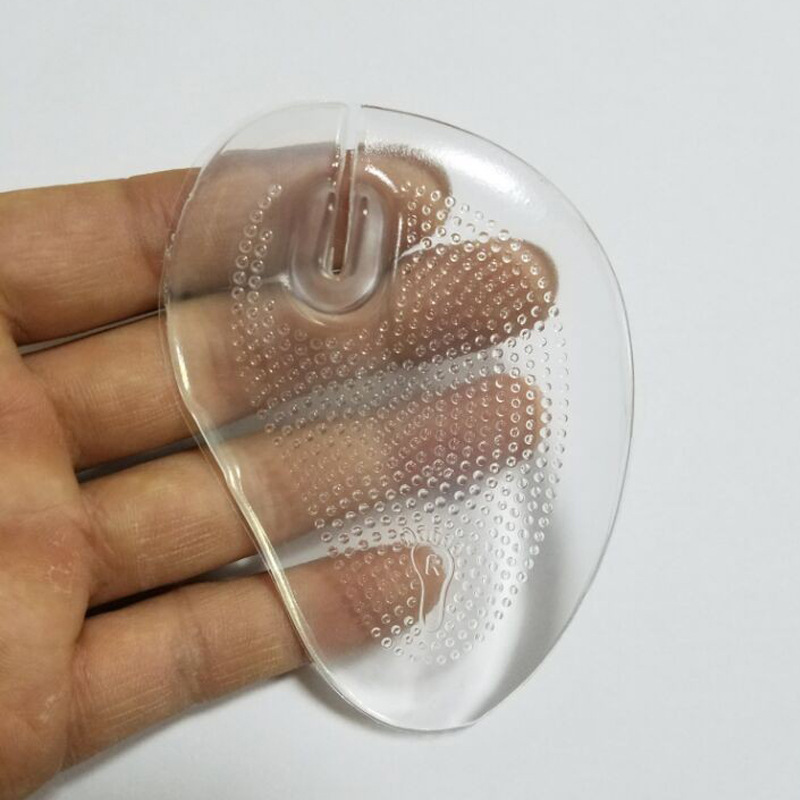 Picture of Silicone flip-flops flip-flops anti-pain slip-grinding front palm pad flip-flops pad transparent soft