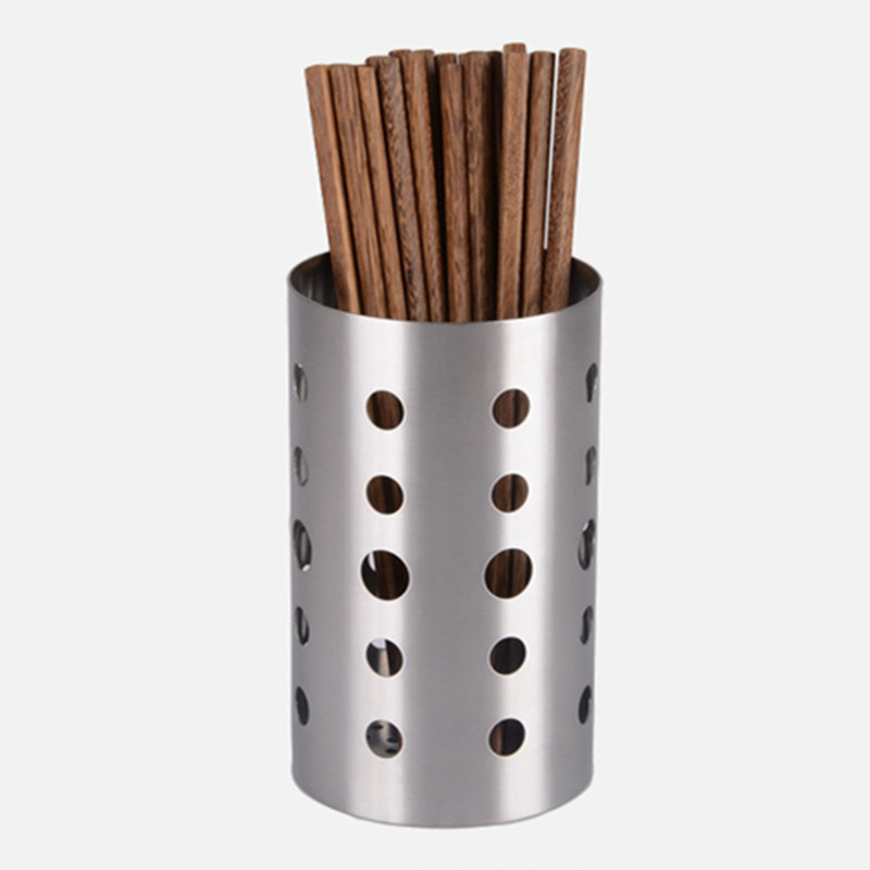 Picture of Wholesale 304 thickened stainless steel chopsticks holder chopsticks storage bucket draining chopsticks cage kitchen chopsticks holder chopsticks cage