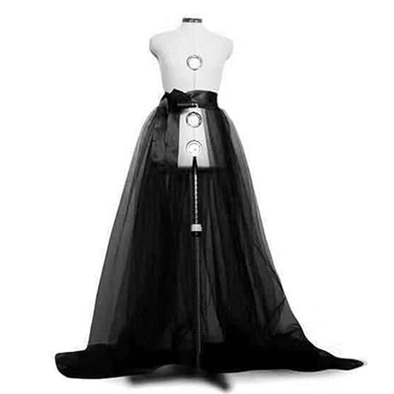 Picture of Cross-border Amazon Black yarn perspective skirt dress tulle long skirt swing party retro dance party clothing photo