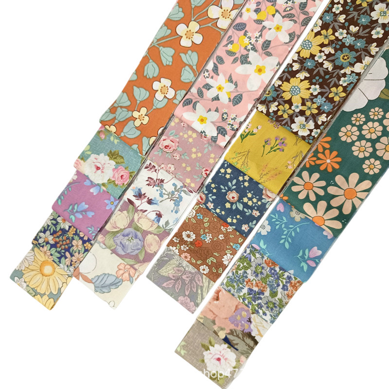 Picture of New long cotton fabric jelly roll cotton small clear floral long quilting stitching fabric cotton