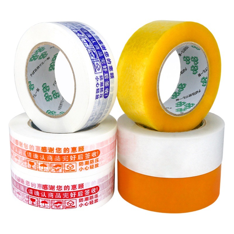 Transparent tape whole box wholesale express packing tape large roll sealing tape large wholesale sealing tape