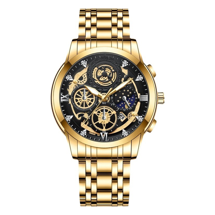 Men's hollow wrist watch wholesale trend student waterproof men's watch luminous net red watch a generation of hair