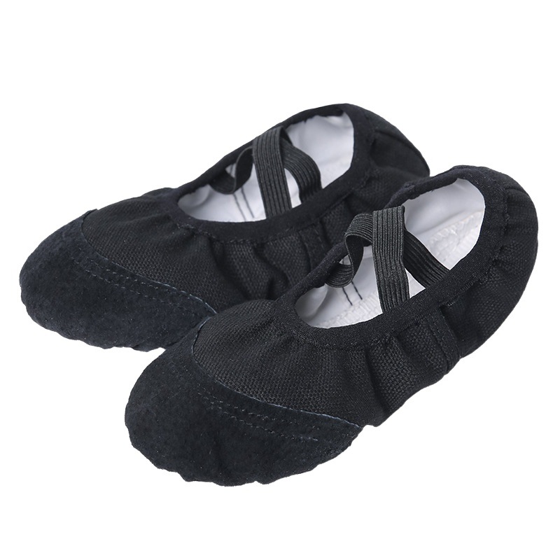 Lace-free dance shoes ballet shoes new breathable sports Four Seasons flesh red exercise shoes children adult