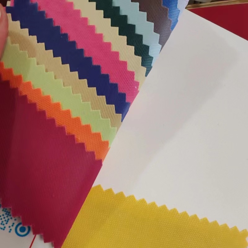Picture of Factory in stock Waterproof 420D Nylon Fabric 420D Encrypted Nylon Cloth 420DPVC Nylon Fabric for Bags