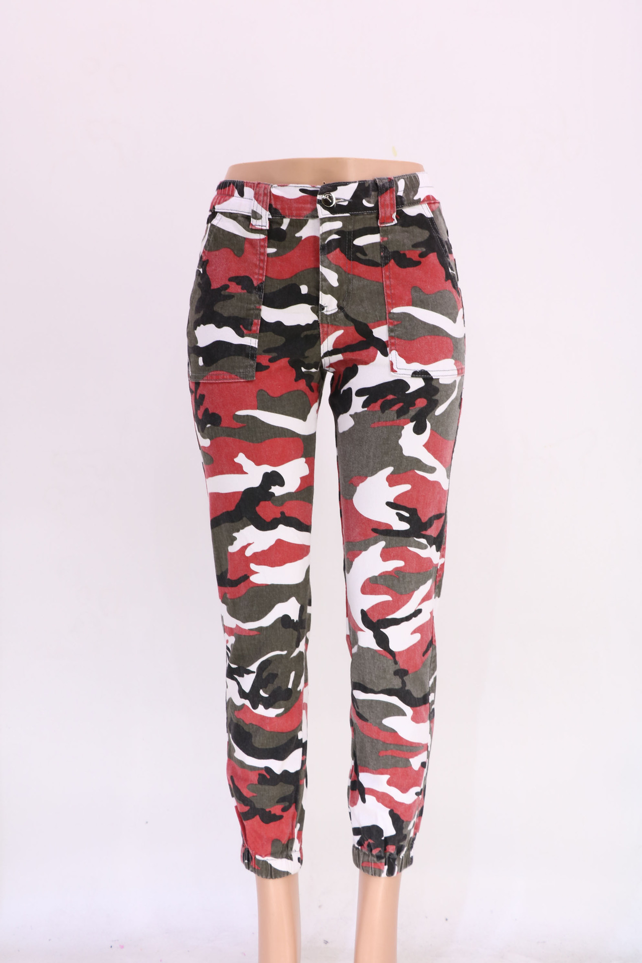 Picture of 2025 Autumn and Winter European and American Cross-Border New Women's Camouflage Workwear Hip-Hop Casual Pants Street Loose Denim Pants