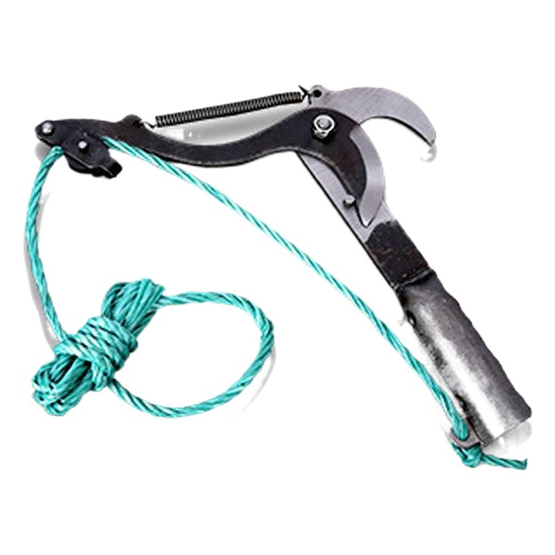 Garden agricultural tools high-altitude fruit branch shears black No. 3 single pulley with rope iron warehouse with pole high branch shears