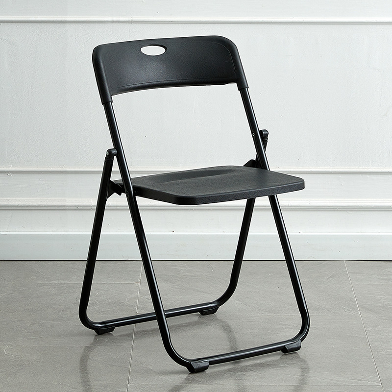 Picture of Plastic folding chair home back chair Internet celebrity photo chair dormitory dining chair conference office chair outdoor folding stool