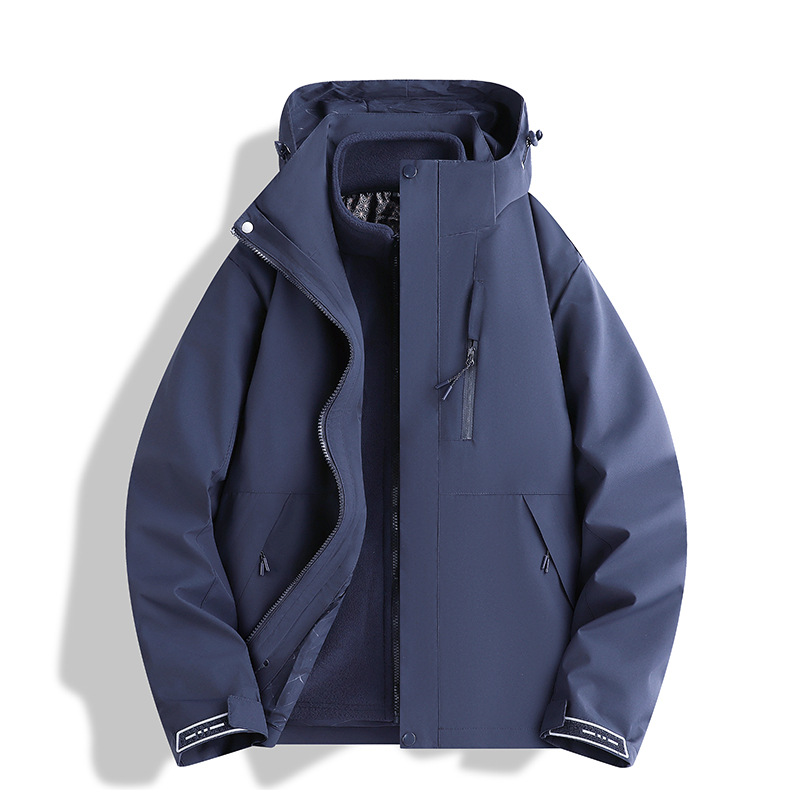 Picture of 2025 New Men's Graphene Liner Rush Clothes Three-in-One Removable Warm fleece-lined Thickened Women's Mountaineering Clothes Trendy