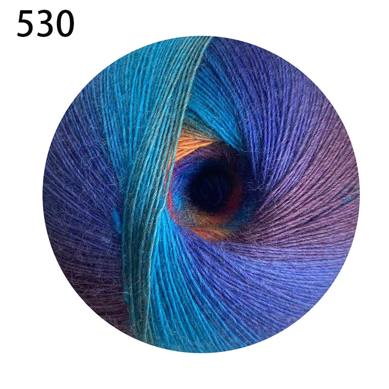 Picture of 1000 m Magic Ball Rainbow Wool Wool Wool Hand-Woven Crochet Shawl Hat Scarf Coat Coarse Baby Wool Ball