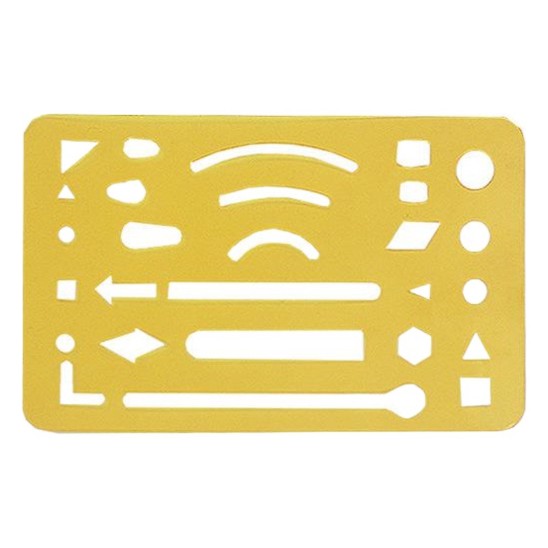 Multi-specification picture cleaning tools picture cleaning template stainless steel plastic picture cleaning drawing art tools wholesale