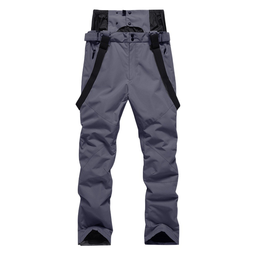 2022 new ski pants men's and women's plus size warm veneer double waterproof windproof pants e-commerce support a generation of hair