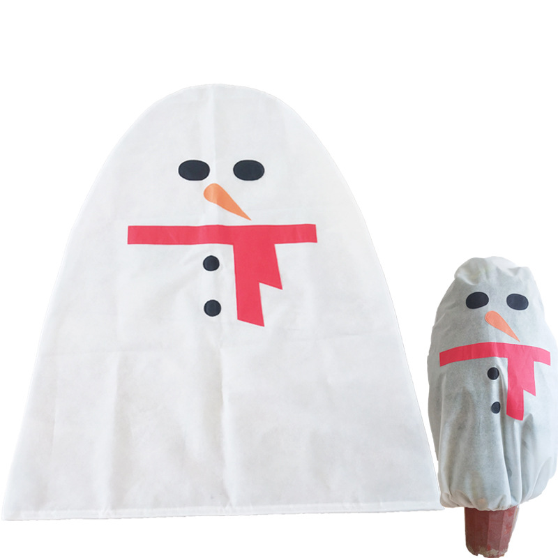 Picture of Christmas Gardening Decoration Supplies Non-Woven Christmas Tree Protective Cover Plant Cold-Proof and Insect-Proof Non-Woven Tree Cover