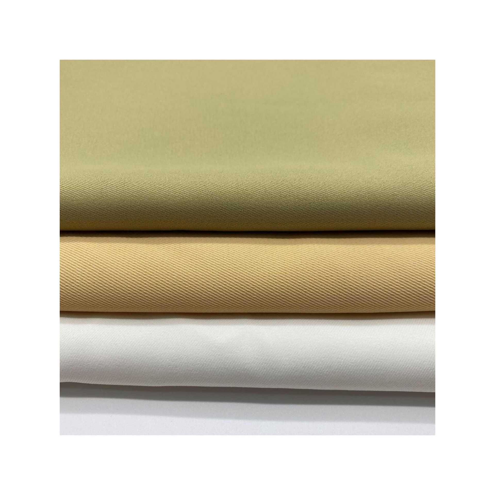 Long Silk Four-Way Stretch 3/1 Twill Woven Fabric Women's Suit with Good Drape. Suit Pants. Windbreaker Fabric