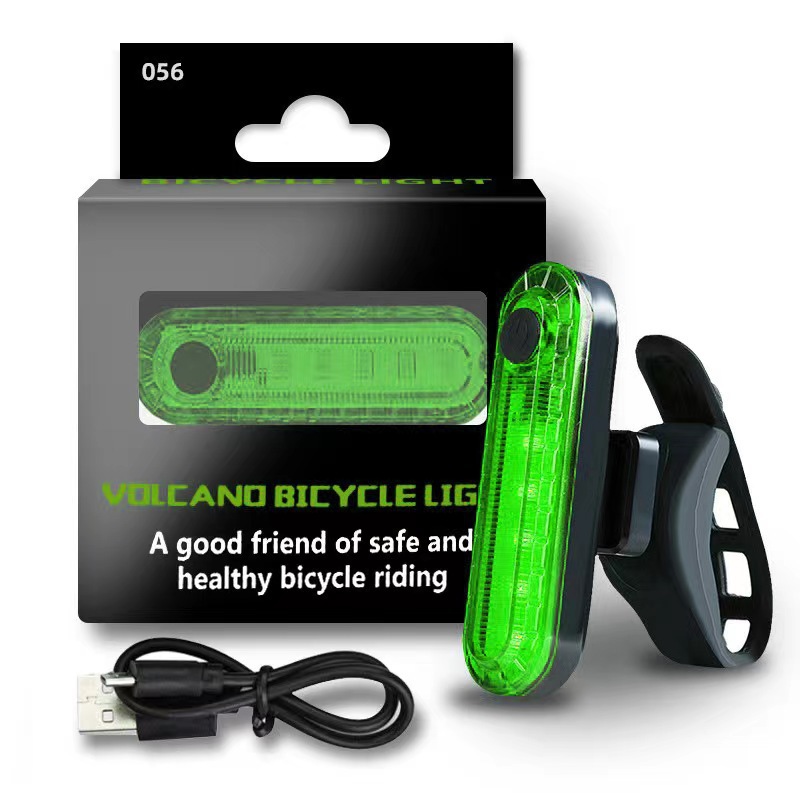 Picture of 056 bicycle tail light outdoor riding USB charging COB bright night riding safety warning light riding accessories