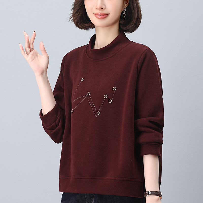 fleece-lined sweater