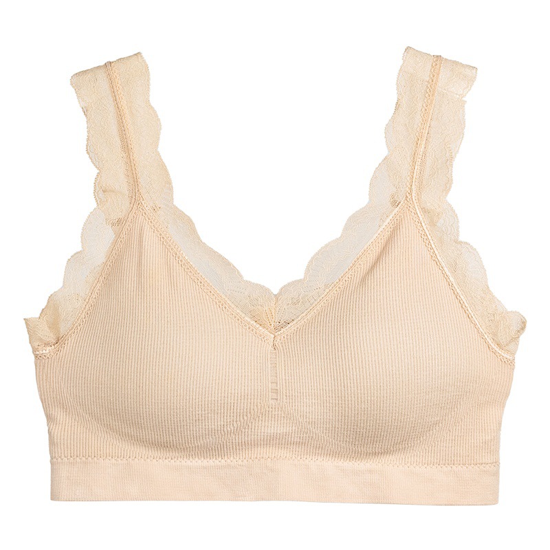 Fengzhixin Underwear Thickened Bra Small Chest Push-up Bra No Steel Rings Sports Thin Girl Vest Beautiful Back 1613