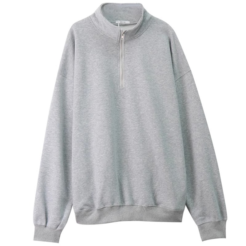 Picture of 2023 new American-style small collar sweater autumn loose pullover top long coat women's clothing students