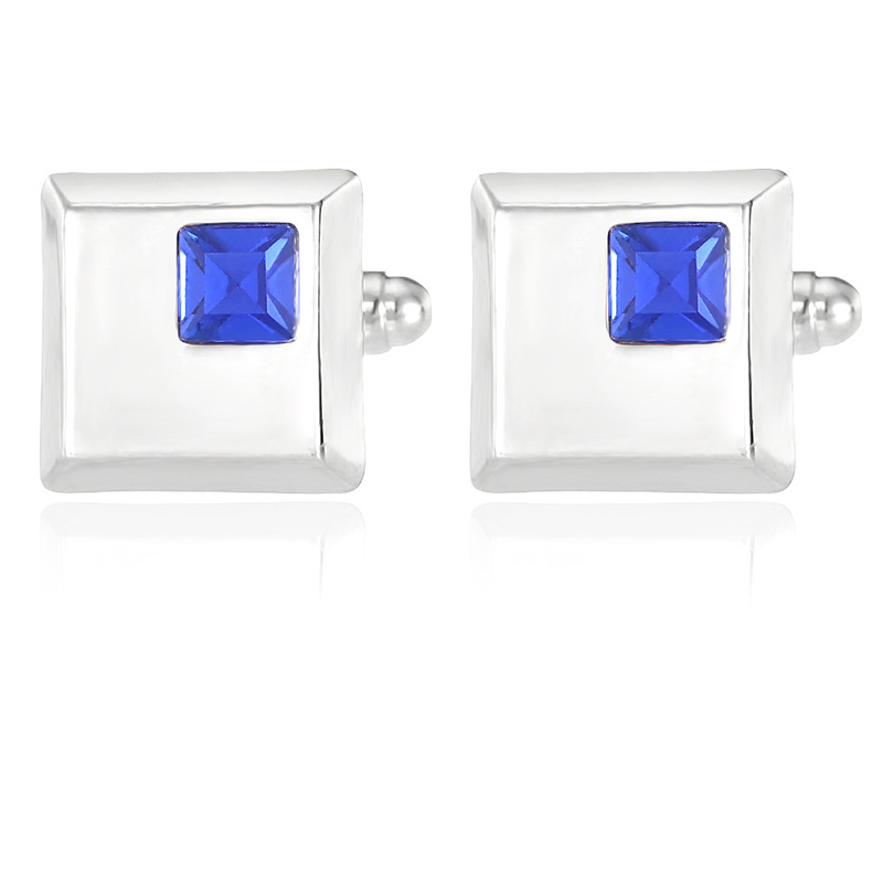 Picture of Cross-border Amazon eaby hot selling European and American fashion men's French shirt personalized diamond cufflinks accessories