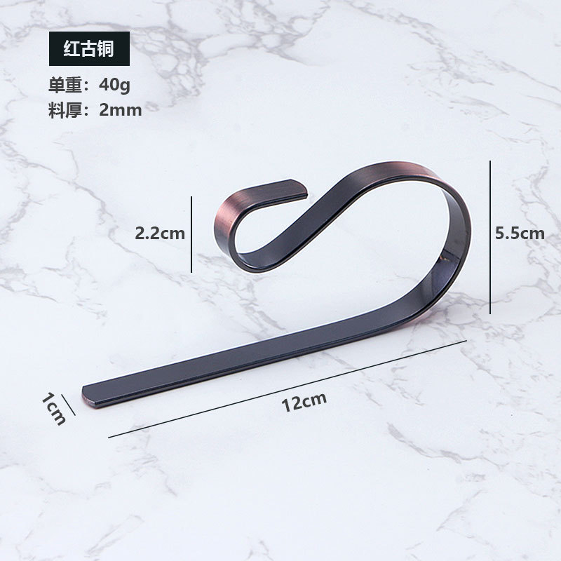 Picture of Cross-Border Wholesale Metal Hooks Christmas Stocking Hooks Christmas Fireplace Hooks Multi-Purpose Metal Hooks Manufacturers Ready for Direct Sales