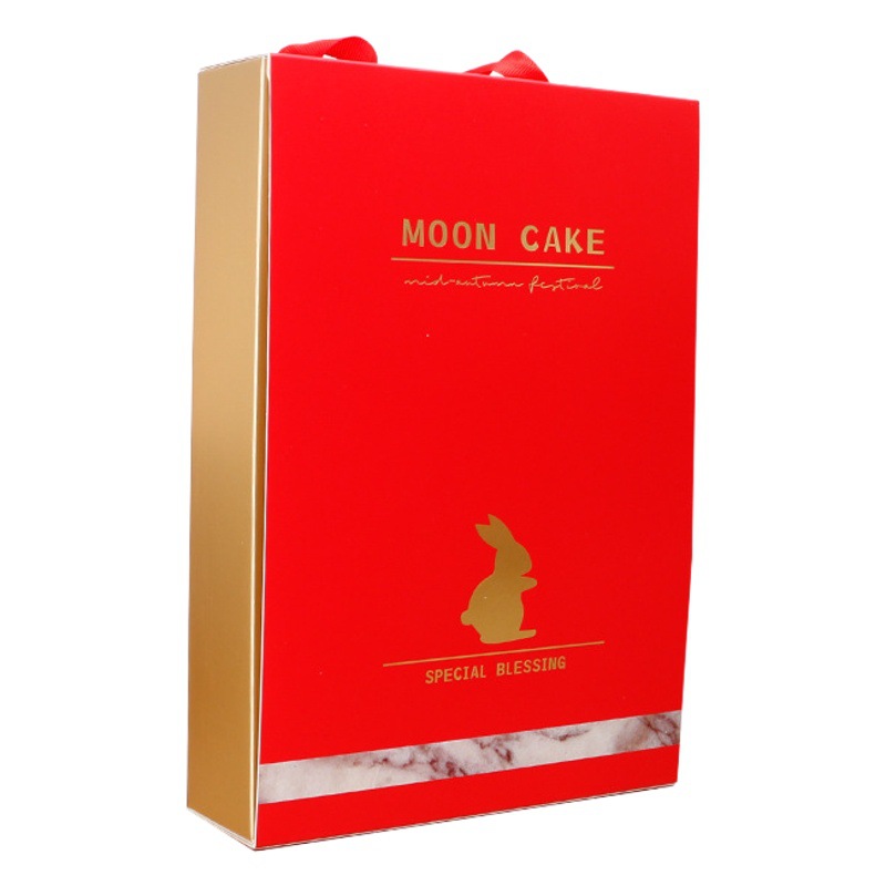 New Mid-Autumn Festival moon cake box packaging gift box moon cake gift box egg yolk crisp empty box carton