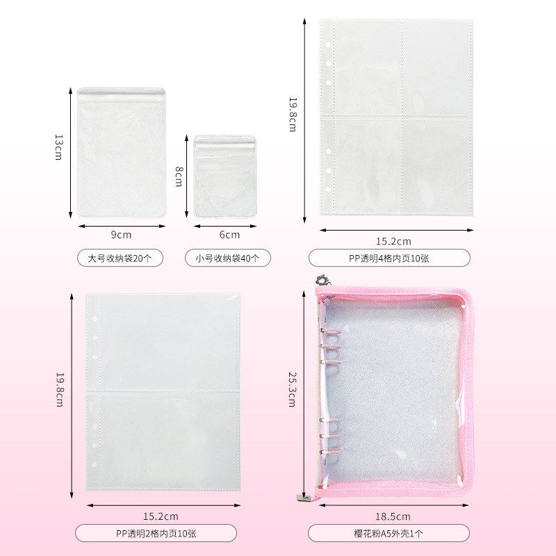 Picture of Anti-oxidation Jewelry Storage Book Earrings Ear Studs Ear Clips Necklace Hand Jewelry Silver Jewelry Sealed Bag Portable Bag Book