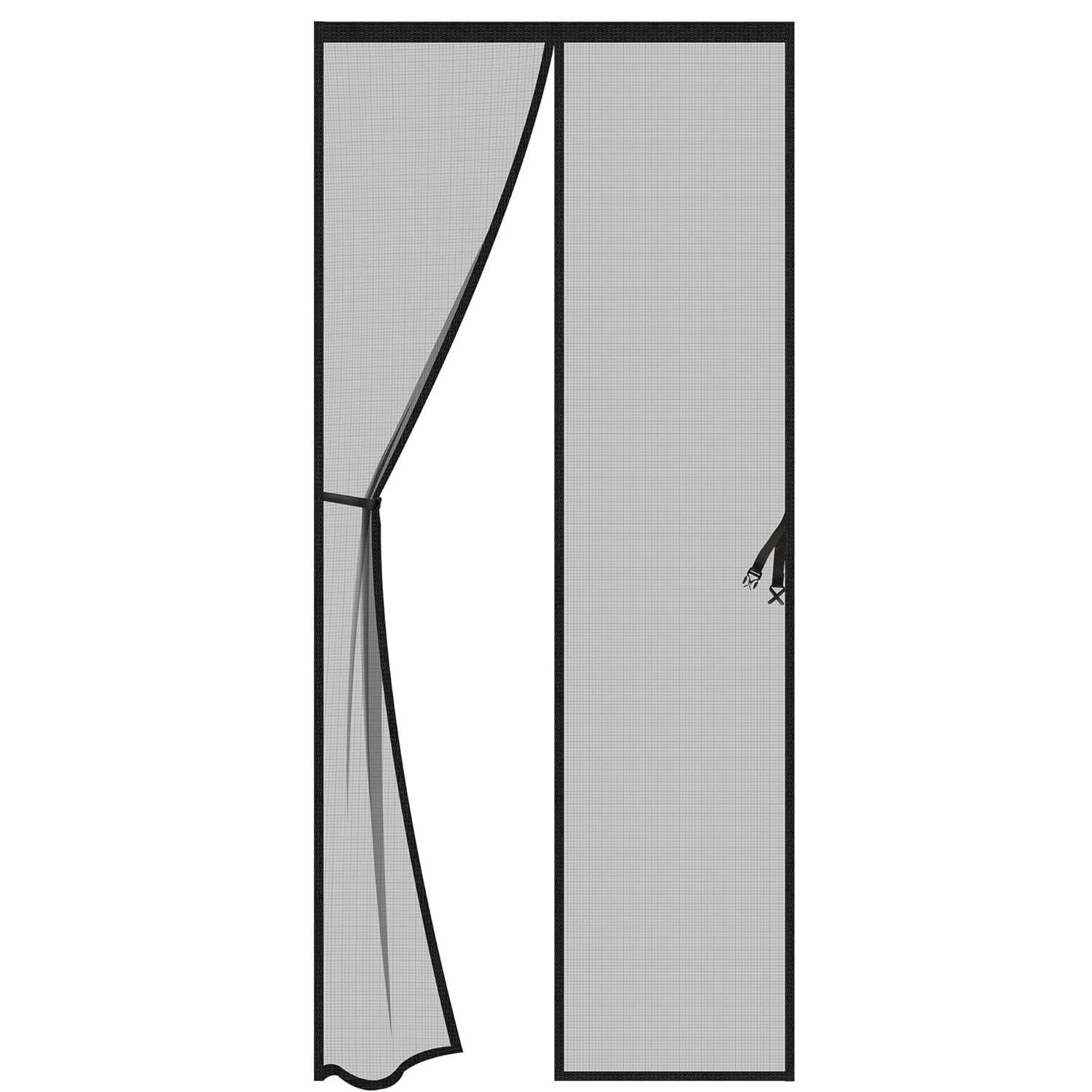Picture of Magnetic Door Curtain King Kong Yarn Summer Anti-mosquito Door Curtain Partition Curtain Punch-free Curtain Kitchen Door Curtain Advanced Shade Curtain