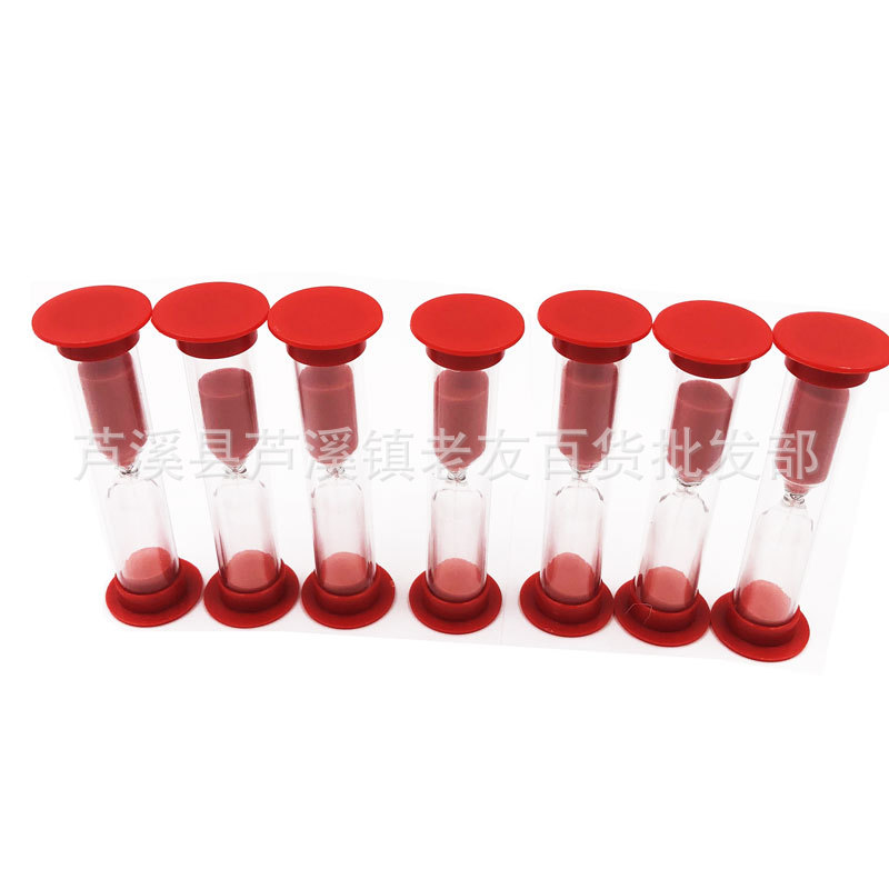 Picture of Wholesale 5 Color Plastic Hourglass Creative Mini 10 Minute Timer Children Gift Hourglass Factory Supply