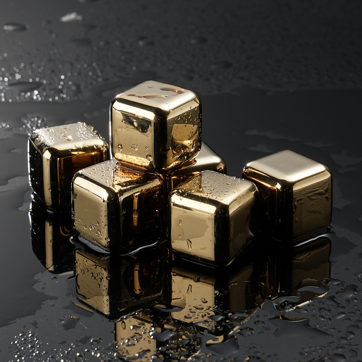 Picture of Cross-Border Stainless Steel Ice Cubes 304 Steel Ice Cubes Red Wine Beer Beverage Iced Metal Ice Cubes High Quality Ice Tartar