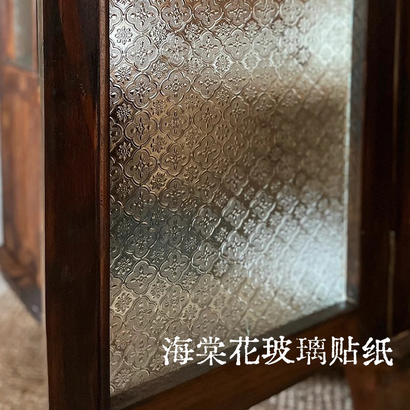 Picture of Retro window sticker anti-light transparent opaque toilet frosted glass film anti-Peeping Glass sticker